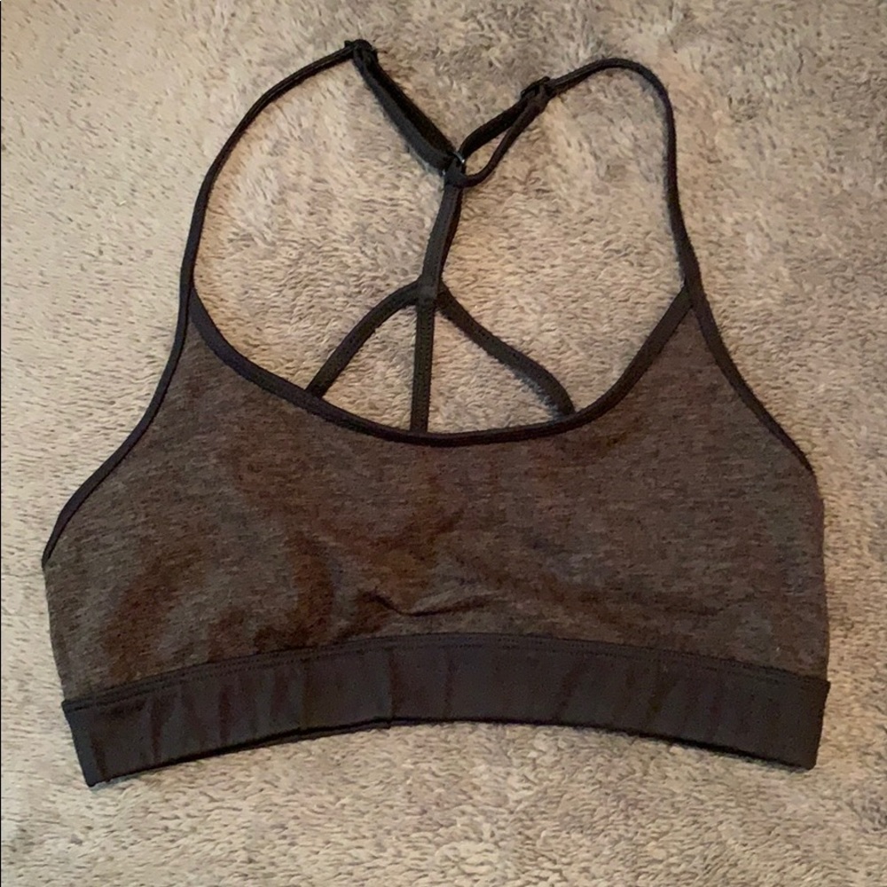 Dark green Koral sports bra